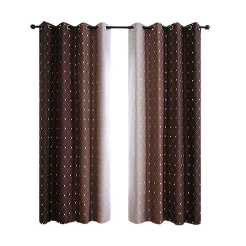 Blackout Curtain Set 2 Pieces Thermal Insulated Noise Reducing Drapes for Bedroom & Living Room