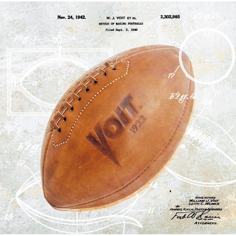 Vintage Leather Football Collectible - Timeless Sporting Heritage
