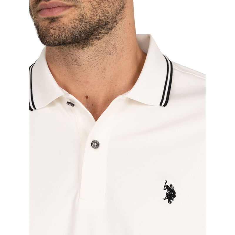 Men's Performance Interlock Polo Shirt - Versatile Casual and Sportswear