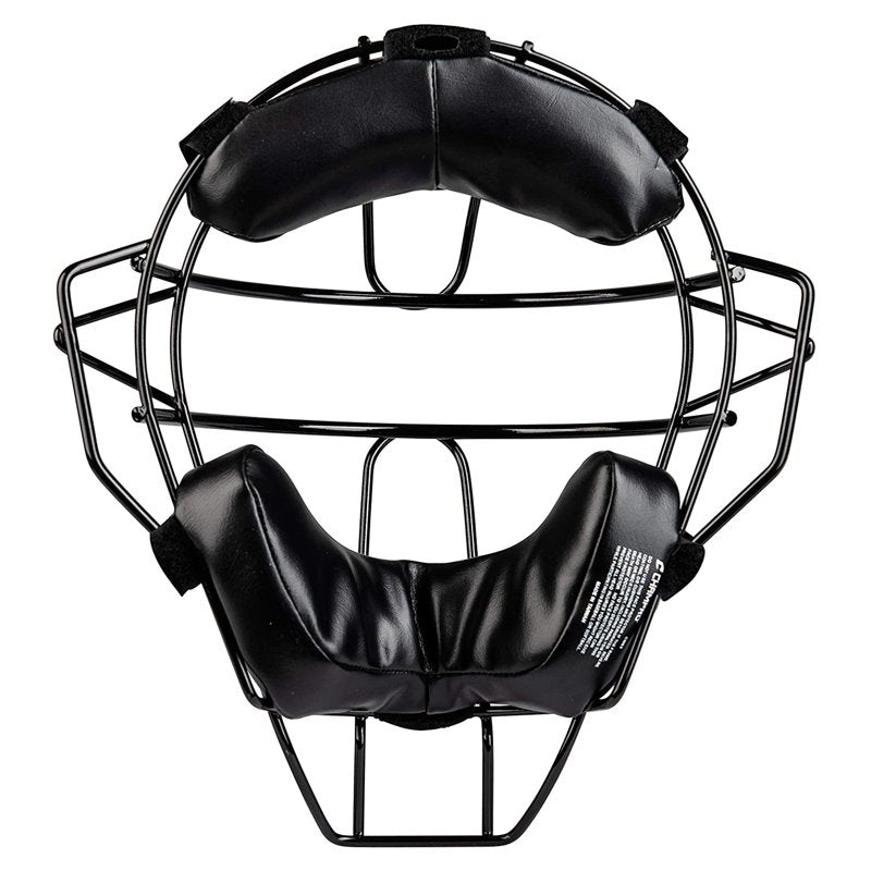 Adult Baseball Softball Umpire Face Mask with Ergo-Fit Padding, Throat Guard