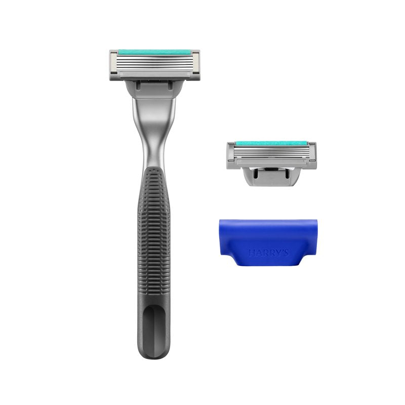 Men's Shaving Razor with 2 Blade Refills - Close, Comfortable Shave