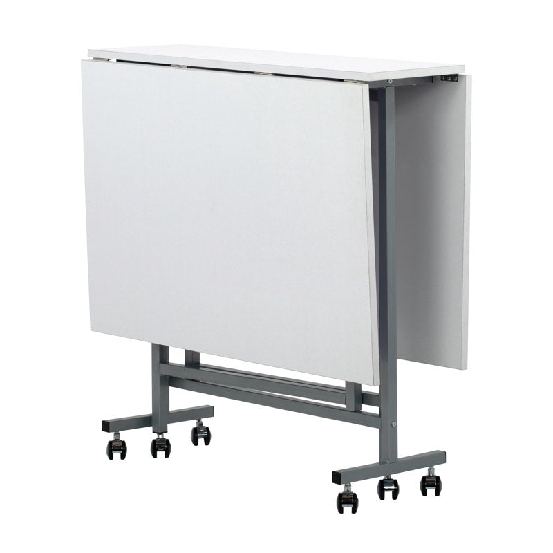 Folding Craft and Sewing Table with Casters - Adjustable Work Surface