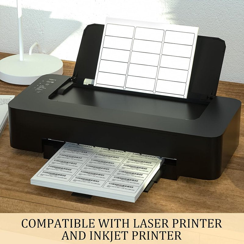 Shipping Address Labels Pack of 3000 for Laser & Inkjet Printers - Multiple Sizes & Counts
