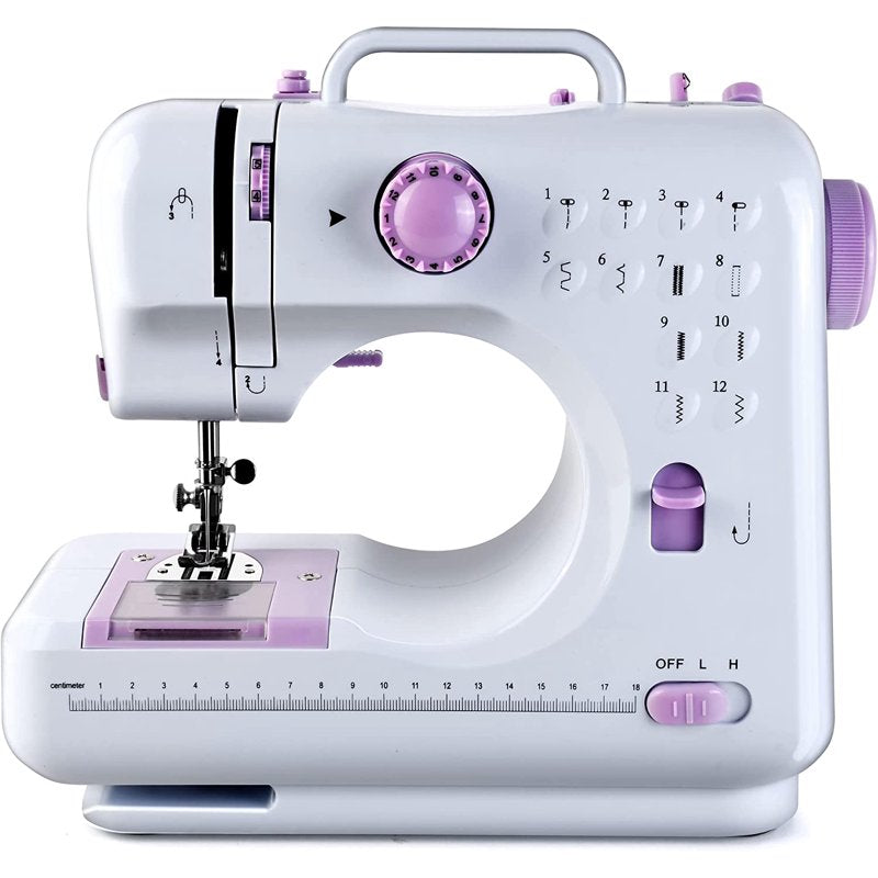 Portable Sewing Machine for Beginners Adults Kids with 12 Stitches & Reverse