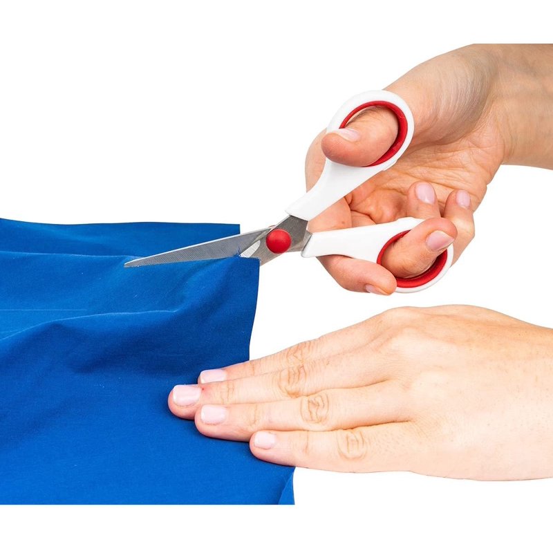 5.5-Inch Fabric Scissors with Comfort Handles - Durable Stainless Steel Cutting Tool