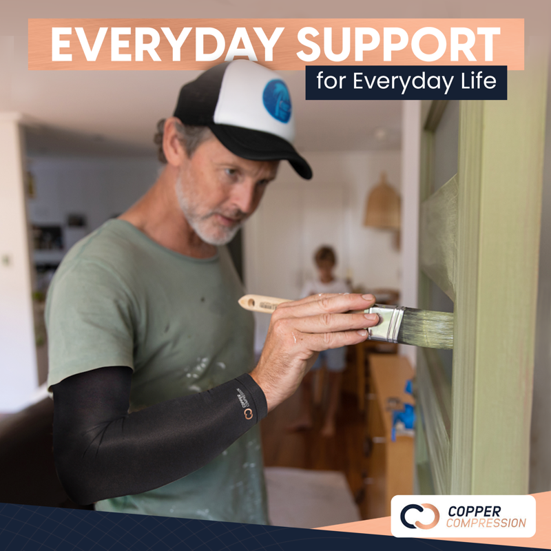 Compression Arm Sleeve for Support & Recovery - Adjustable Sizes