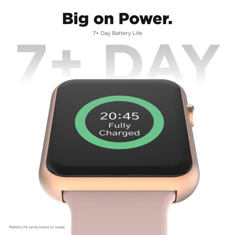 Smartwatch with Heart Rate Blood Oxygen Pedometer & Fitness Tracking