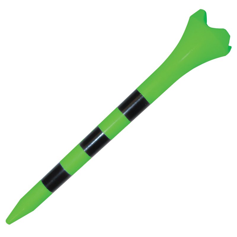 Plastic Golf Tees with Low-Resistance Head - Longer Drives, Durable & Stable - 25 Count