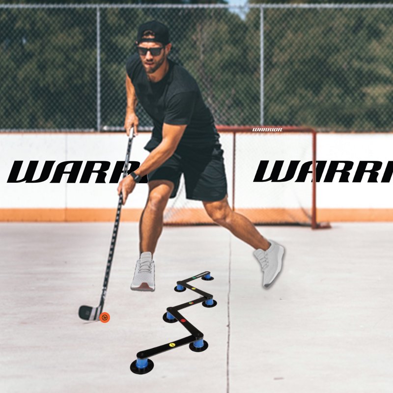 Hockey Stick-Handling Dangler Training Aid - Heavy Duty Plastic, 5 Sections