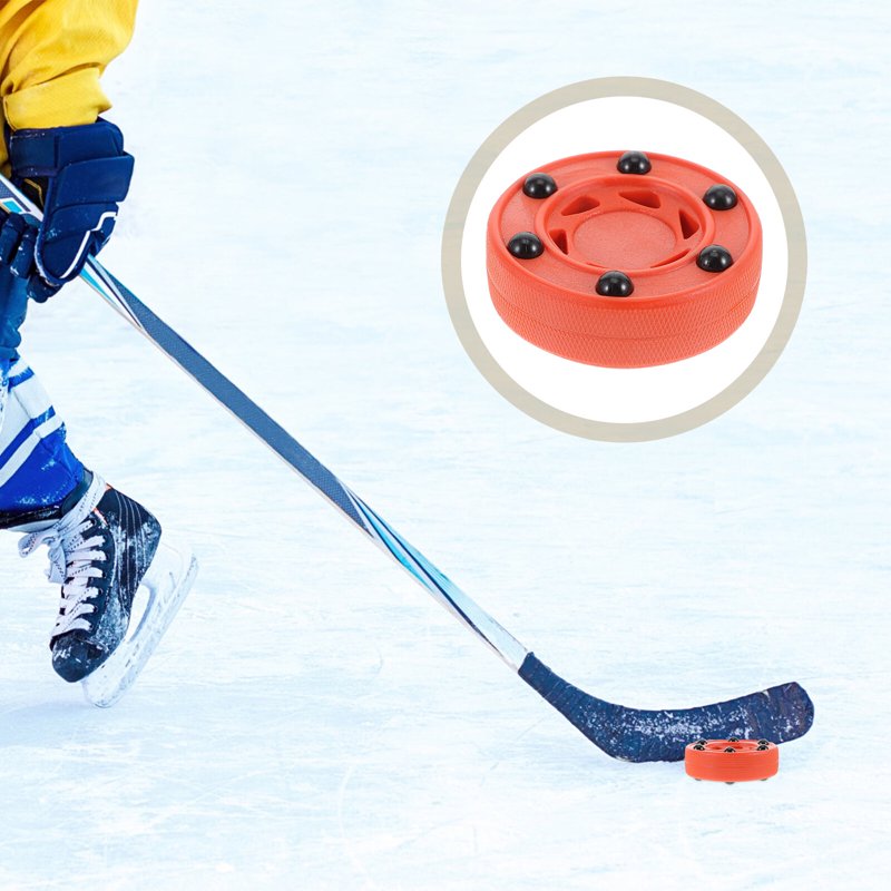 Professional Inline Hockey Puck - Durable Nylon & PVC, 7.5cm for Roller Hockey & Street Hockey