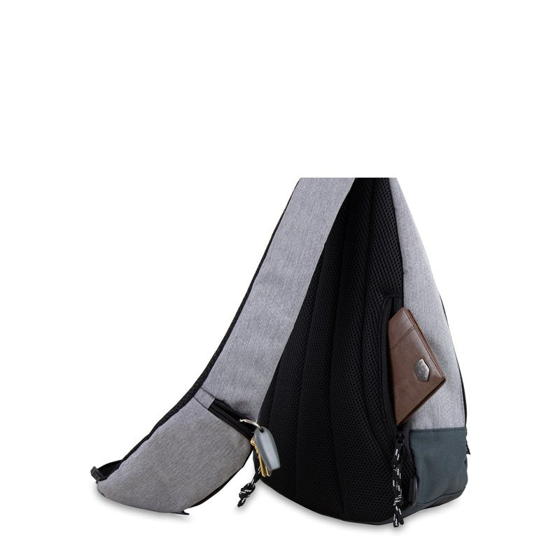 Eastsport Range Ergo Sling Backpack - Grey Honeycomb (Variation: Grey Honeycomb)