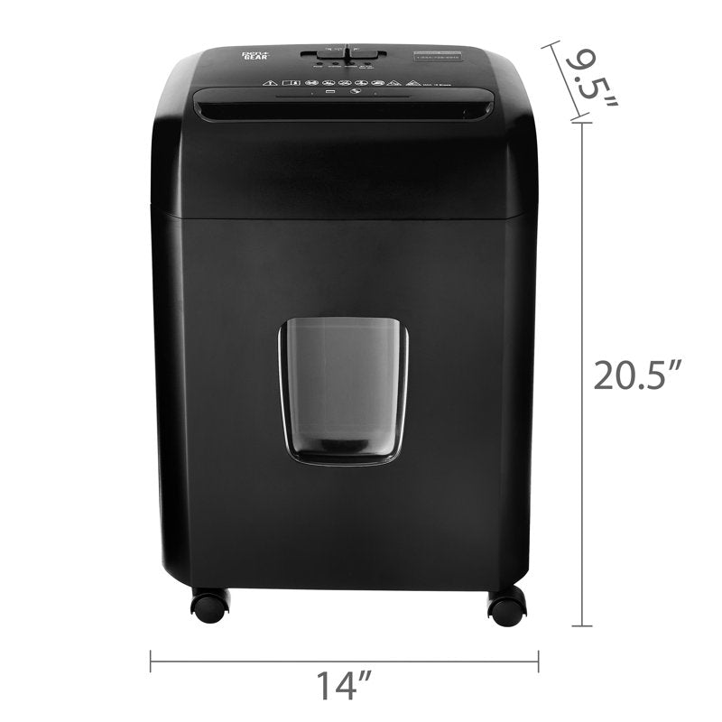 Cross-Cut Paper Shredder 16 Sheets for Office & Home with 5.3 Gal Bin