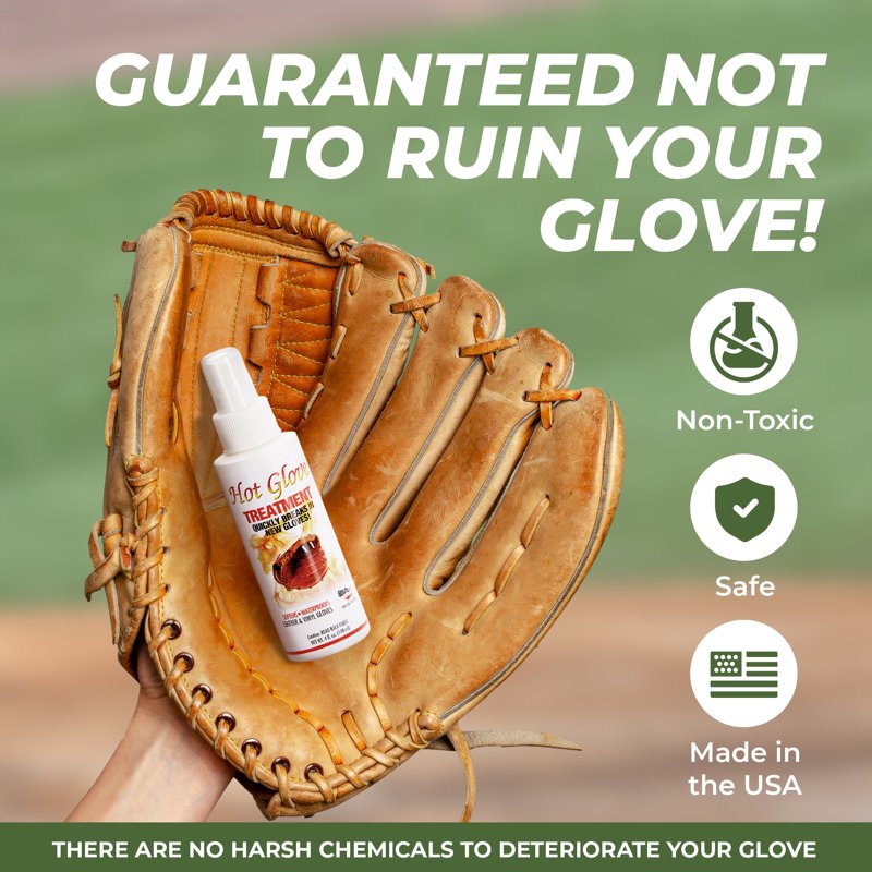 Hot Glove Break-In Kit for Baseball and Softball Gloves - Includes Heat Treatment and Conditioner