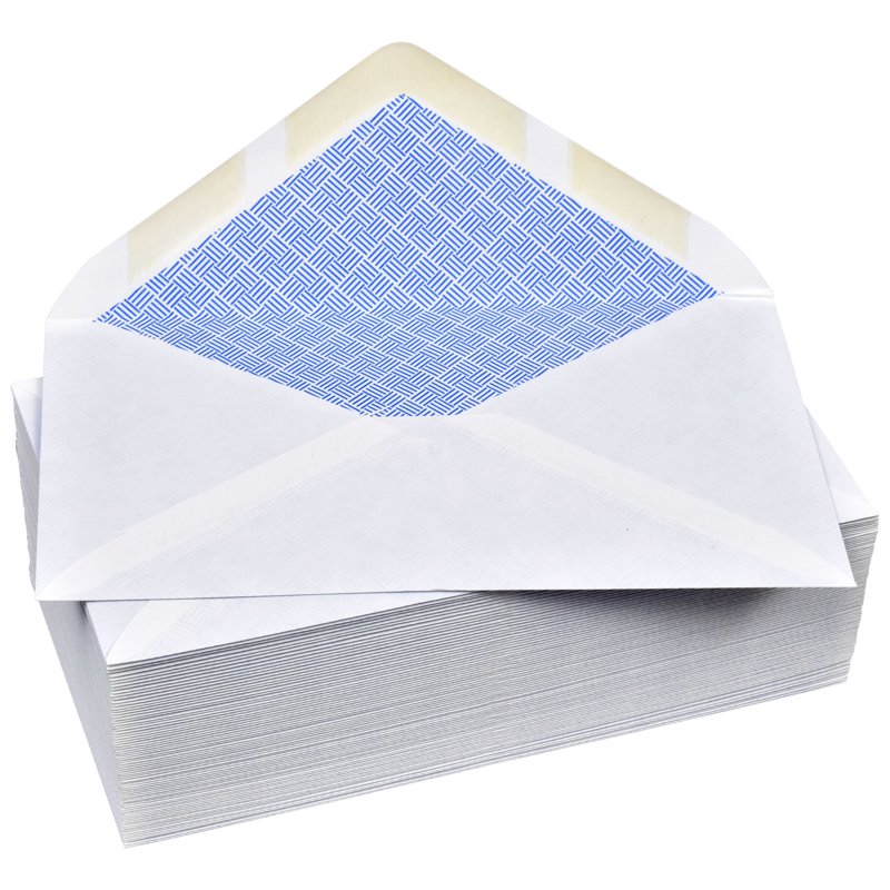 Security Envelopes 80 Count Size No. 8 3 3/4 x 6 1/2 inches for Invoices Checks