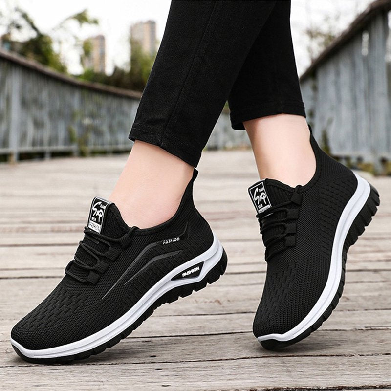 Orthopedic Women's Tennis Shoes with Arch Support Non-Slip Mesh Lightweight Comfortable