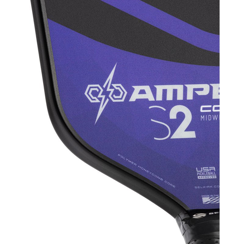 Selkirk Amped Control S2 Pickleball Paddle – Purple, Midweight, USAPA Approved