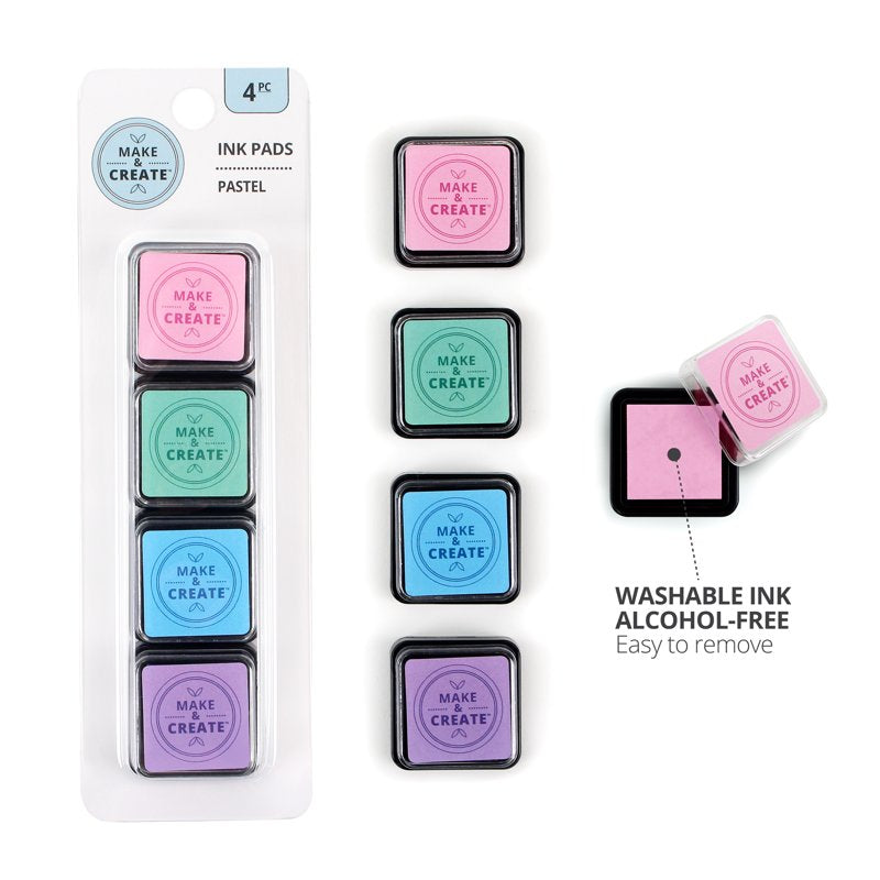 2 Pack Pastel Ink Pads for Stamping & Crafting - ArtSkills Make & Create