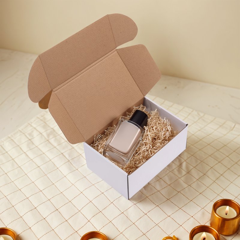 30 Pack White Corrugated Shipping Boxes 9x6x4 Inches for Small Business