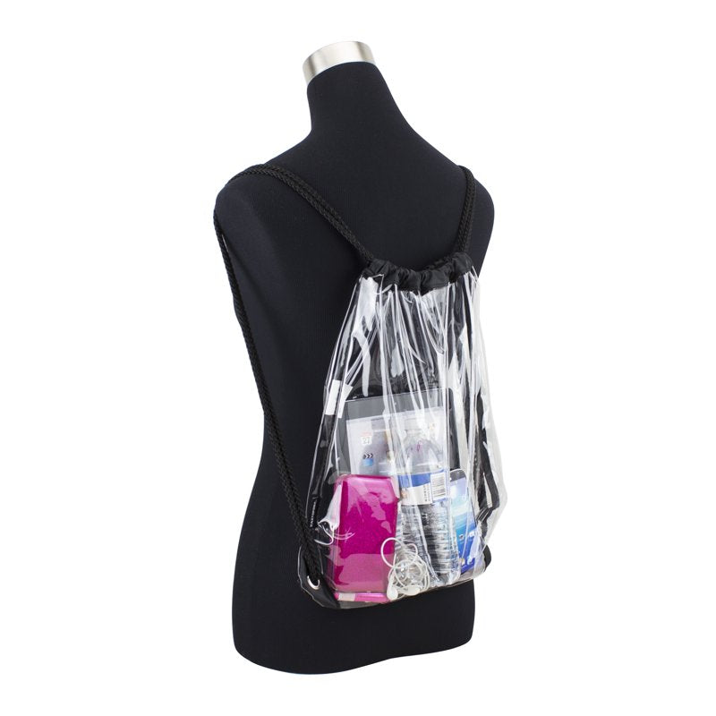 Clear Sling Sackpack for Sports, Concerts & Travel - 17x14 Inches