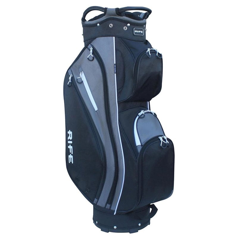 Rife Golf RF-LITE Cart Bag 14-Way Top with Putter Pit & 9 Pockets