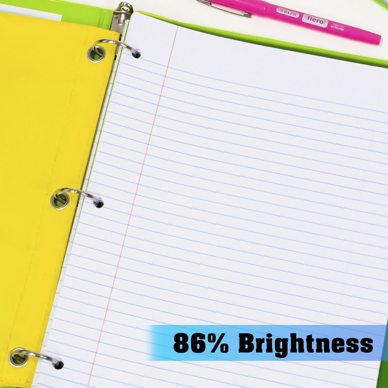 College Ruled Loose Leaf Filler Paper - 100 Sheets Bulk Pack