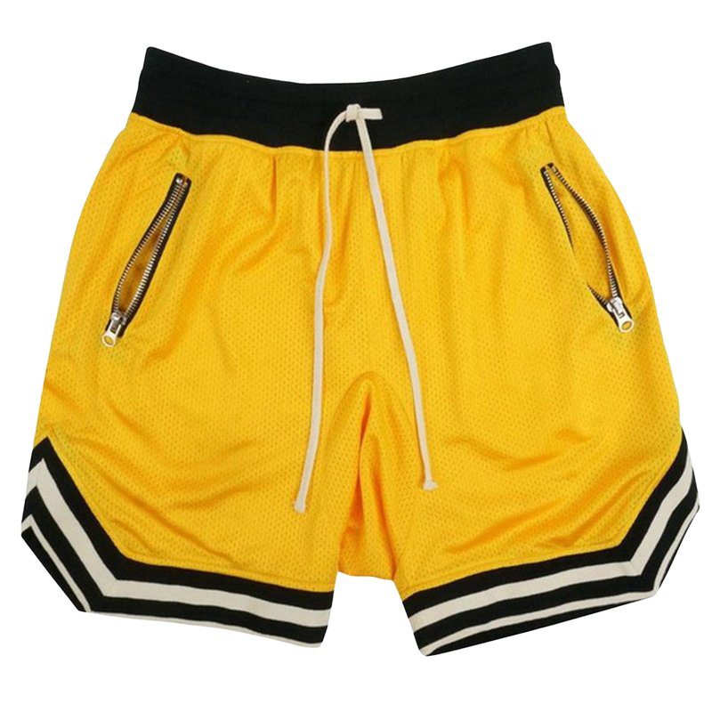 Plus Size Men's Basketball Shorts Lightweight Breathable Gym Running Shorts with Pockets