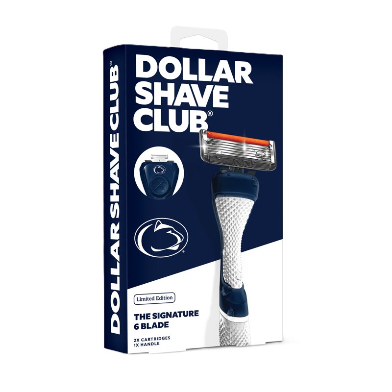 College Dorm Razor Set with 6 Blade Razors & Diamond Grip Handle