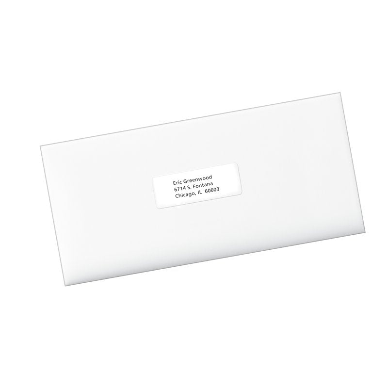 Self-Adhesive Address Labels for Laser & Inkjet Printing 1" x 2-5/8" Matte White - Pack of 300+