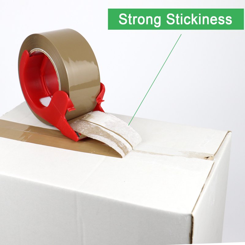 Quiet Packing Tape 4 Pack - 1.88 Inch x 55 Yards Heavy-Duty Sealing Tape