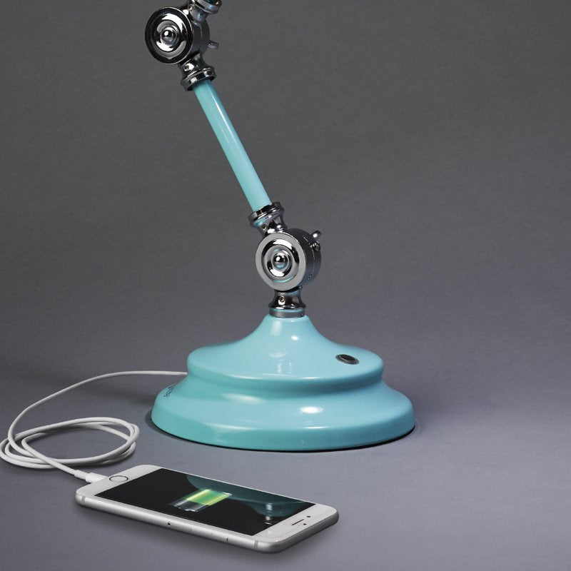 LED Desk Lamp with USB Charging Port - Healthier Eye Care, Adjustable Light