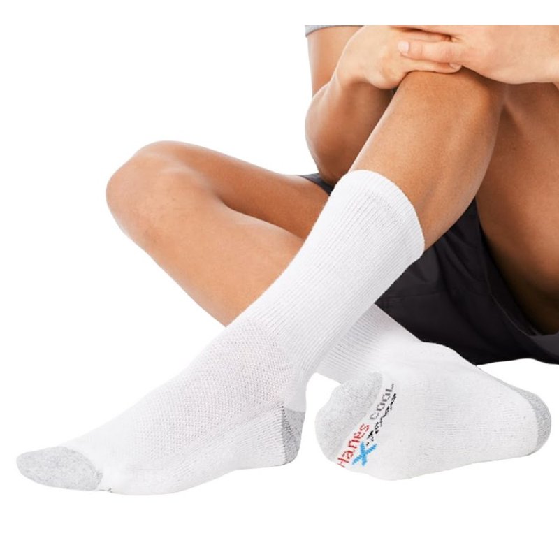 Men's Crew Socks with Odor Protection & Cooling Technology - 18 Pack