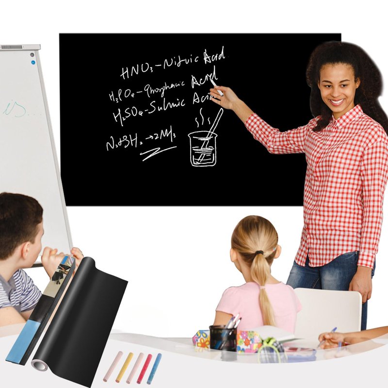 Chalkboard Wall Sticker Roll 18x79 Inch DIY Contact Paper for Notes & Labels