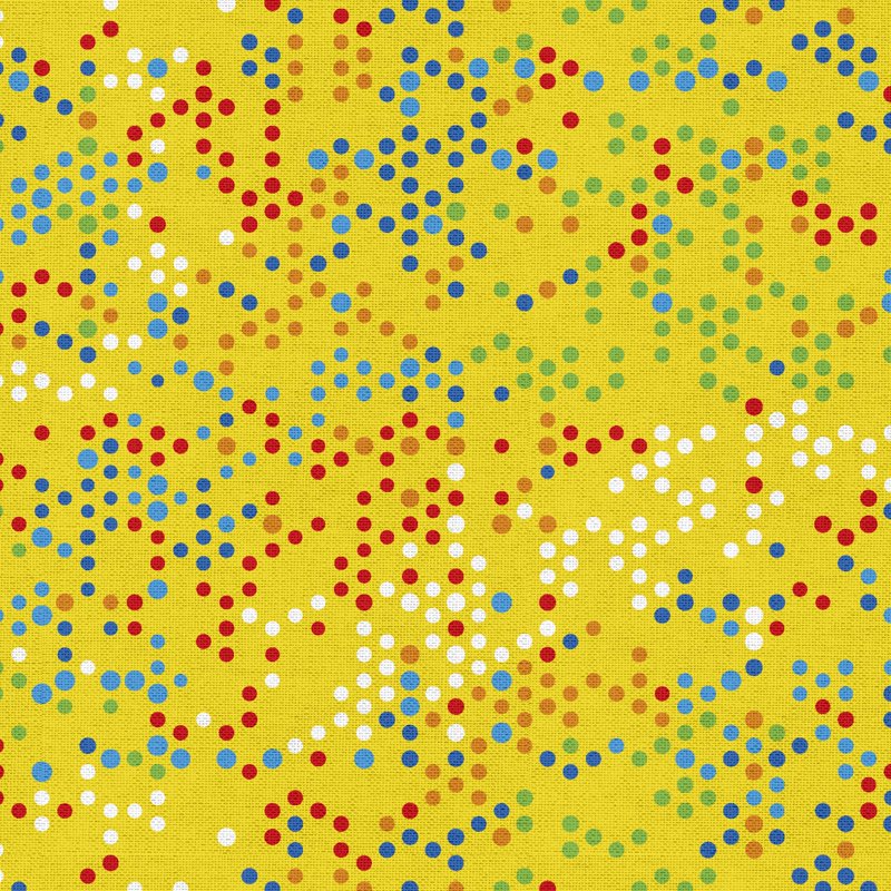 Primary Colors Cotton Fabric Bundle - Precut 18x21 Inches, 5 Pack