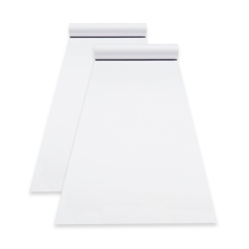 Kids Art Paper Roll Set for Easels - 3 Pack, 17" x 75' Premium White Bond