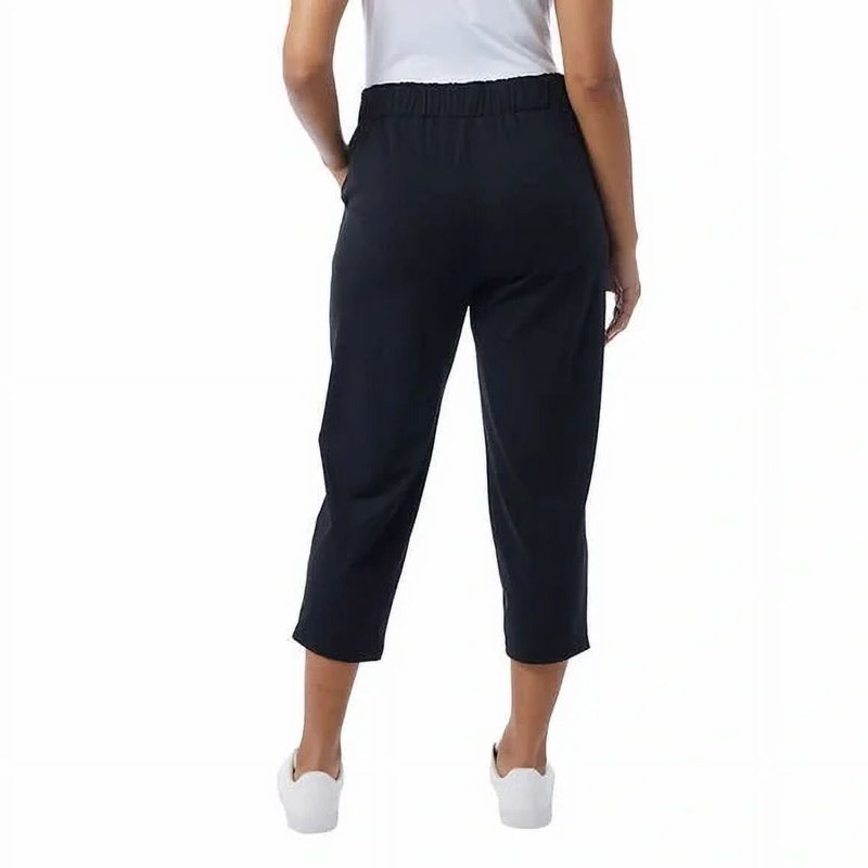 Ladies' Pull-On Active Capris - Black, Small Workout Cropped Pants