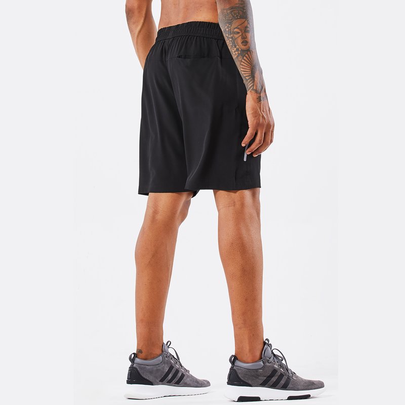 Men's Workout Running Shorts with Zip Pockets - Breathable Quick Dry Fitness Gym Shorts