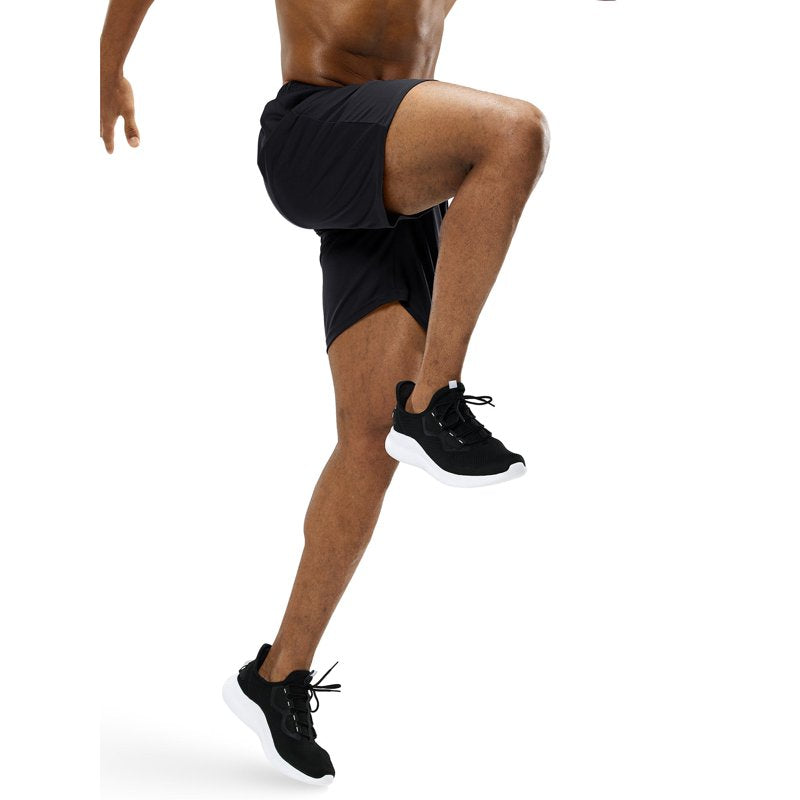 Men's Quick-Dry Athletic Shorts - Lightweight, Breathable, No Pockets
