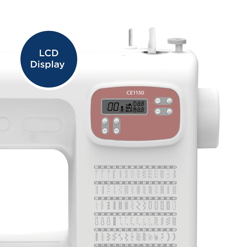Computerized Sewing Machine with 110 Stitches, Auto Needle Threader & LCD Display