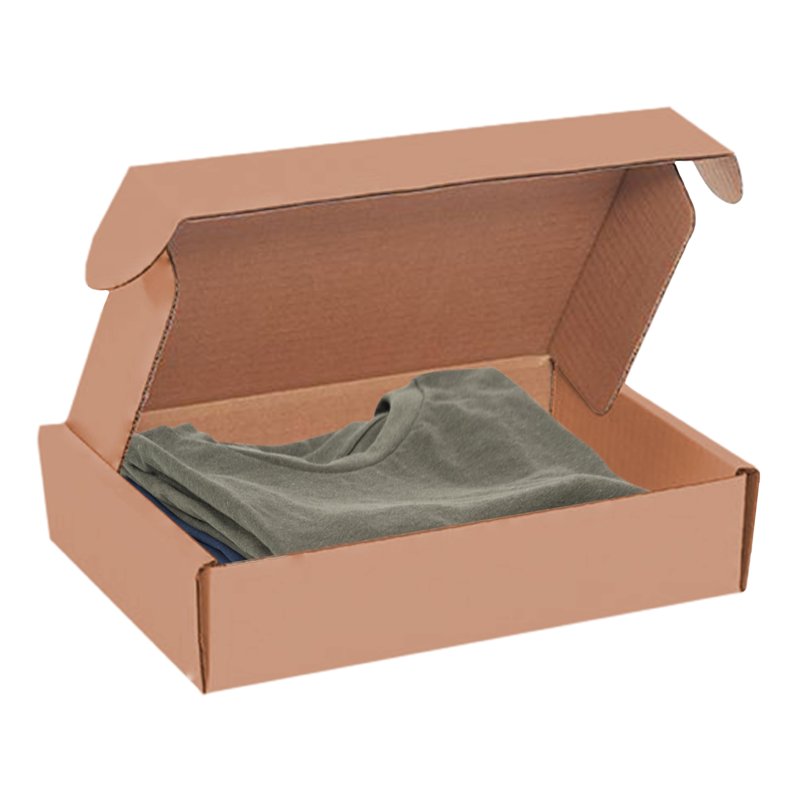 Kraft and White Corrugated Shipping Boxes - Pack of 100+ Small Business Mailers
