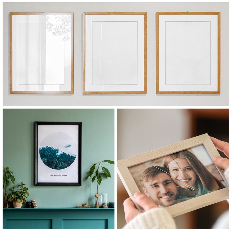 Clear Plastic Sheet for Picture Frame Replacement 11x14 Inch - Shatterproof & Waterproof