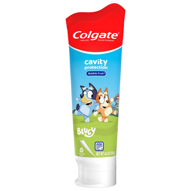 Kids Bubblegum Fruit Flavored Fluoride Toothpaste - 4.6 oz, 2 Pack