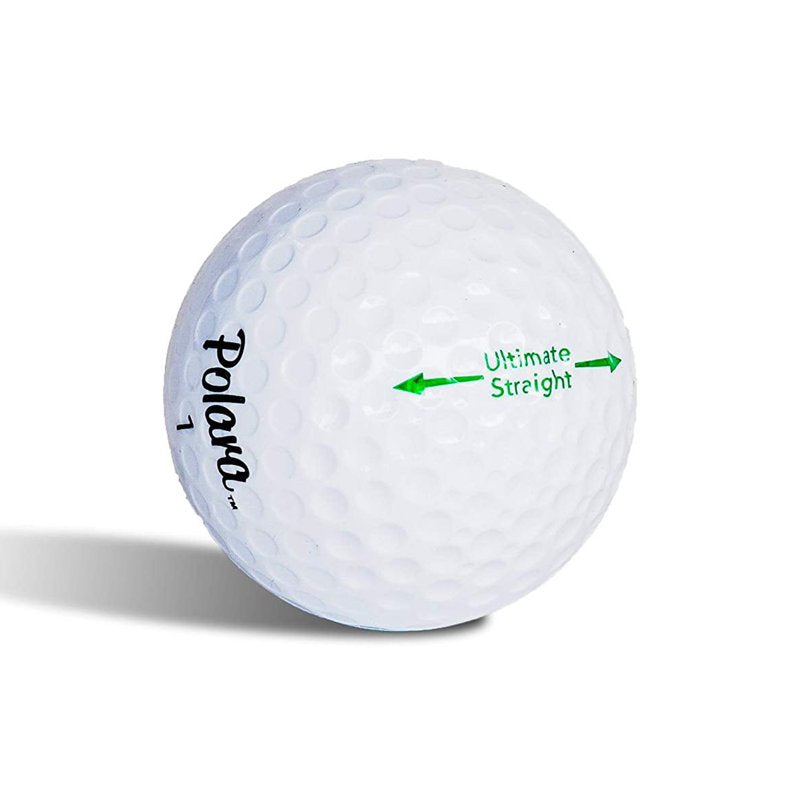 Polara Ultimate Straight Self-Correcting 2-Piece Golf Balls – 1 Dozen