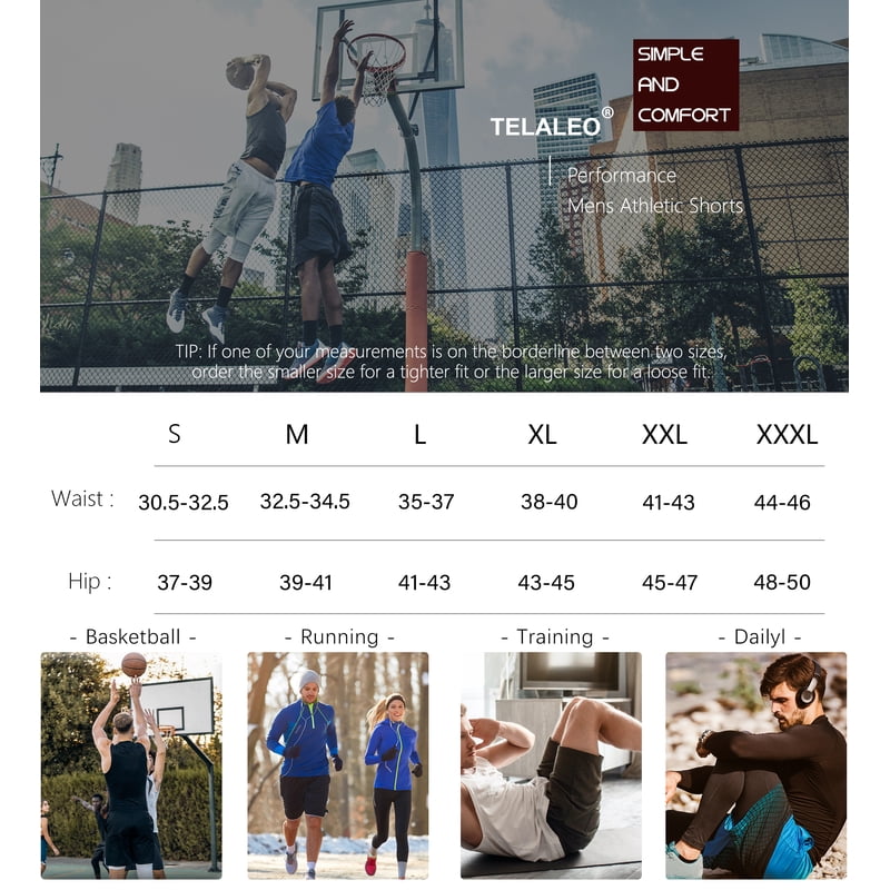 Men's Mesh Athletic Basketball Shorts with Pockets - Quick Dry Gym & Running Shorts