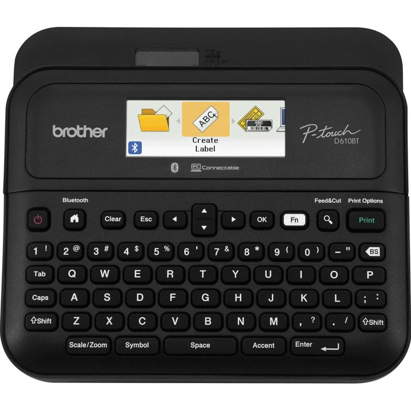 Brother P-touch PT-D610BT Bluetooth Label Maker for Business & Office