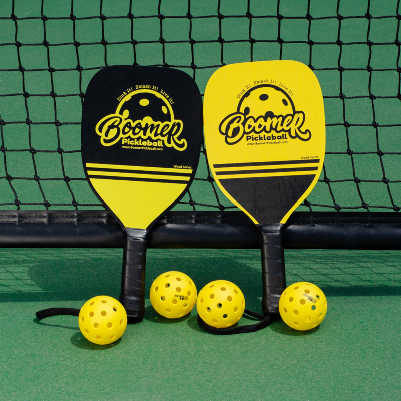 Boomer Wood-Series Pickleball Paddle - Dink Yellow (Variation of THIS listing)