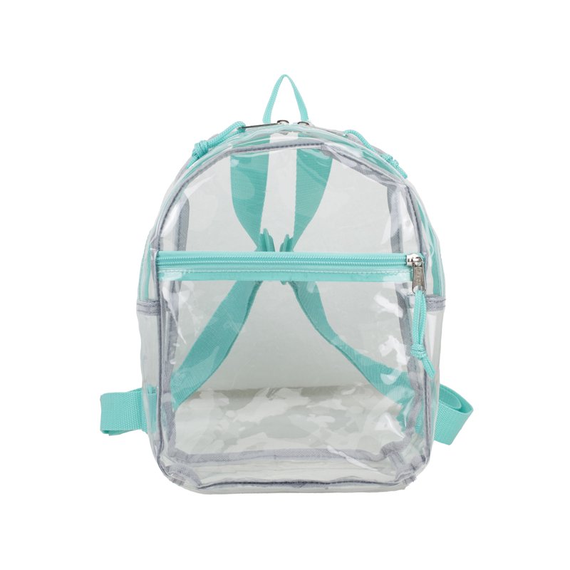 Unisex Clear Mini Backpack - Lightweight Transparent School & Sports Bag