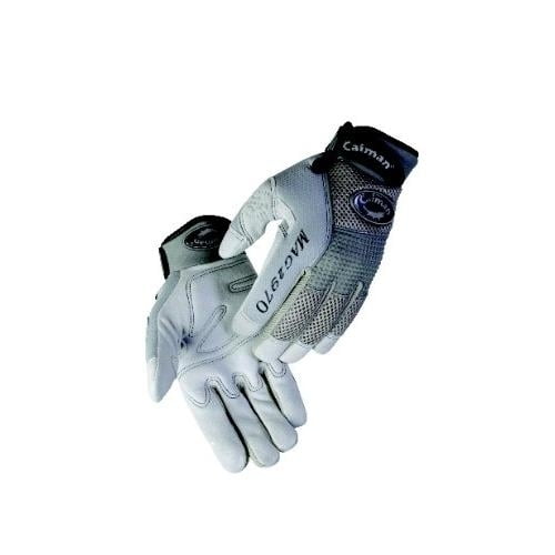 Deerskin Multi-Activity Gloves - Unisex Gray & Silver, Multiple Sizes