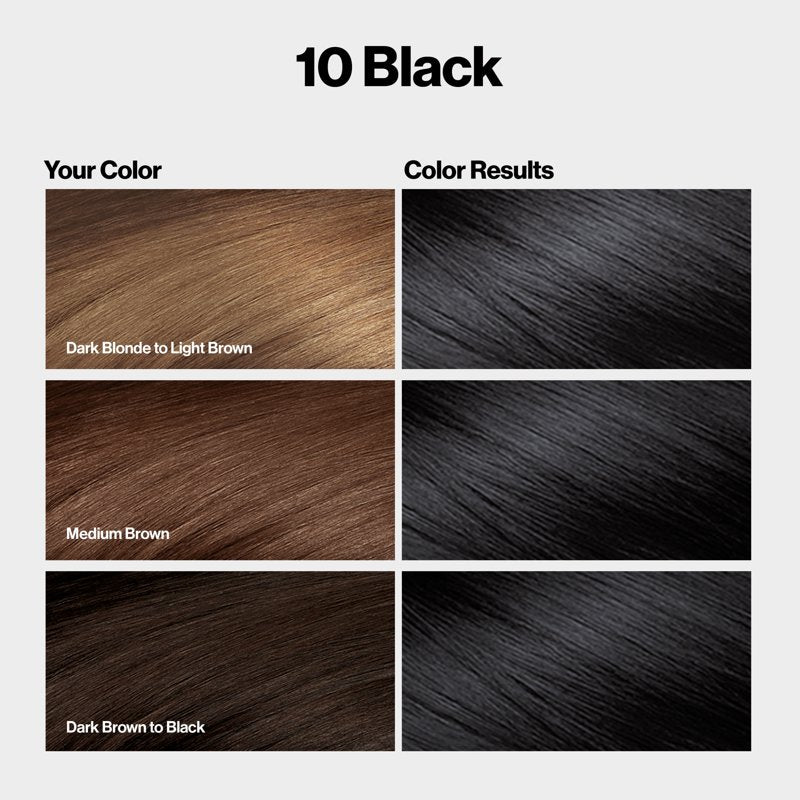Revlon ColorSilk Permanent Hair Color with Bond Repair Complex - Black