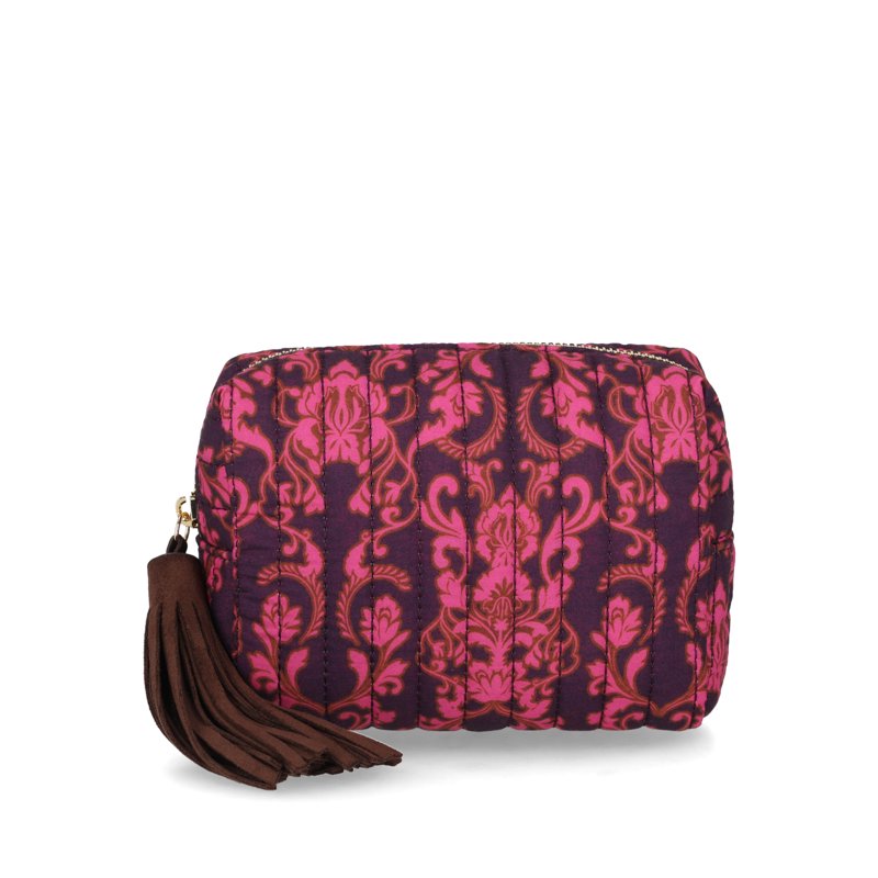 Women's Zip Pouch with Fringe Tassel - Boho Style Travel & Makeup Organizer