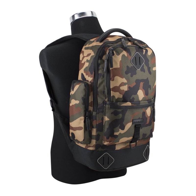 Unisex Honor Roll Backpack with Camouflage Design, Durable Laptop & Hydration Pockets
